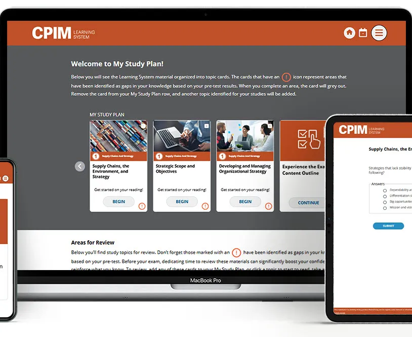 CPIM Learning System (w/ ASCM membership)
